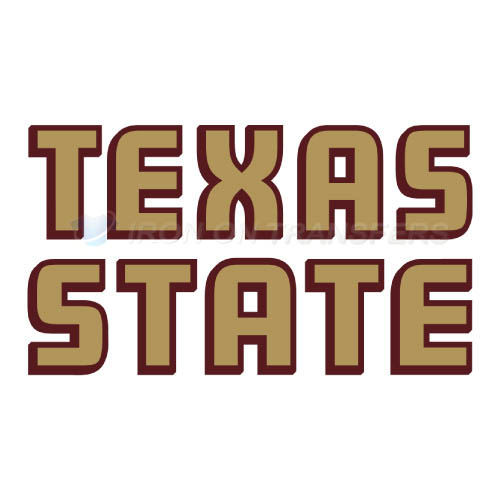 Texas State Bobcats Iron-on Stickers (Heat Transfers)NO.6553